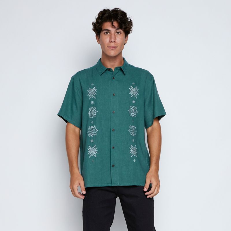 CAMISA-M-C-FREQUENCY-SS-ARINE-GREEN