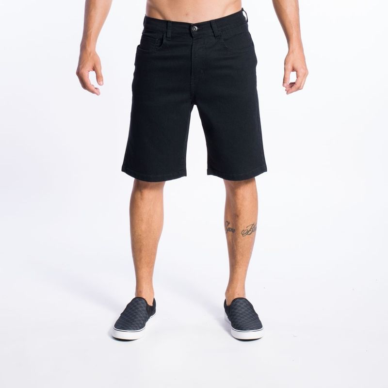 BERMUDA-JEANS-EVERYDAY-BLACK-PRETO-42------