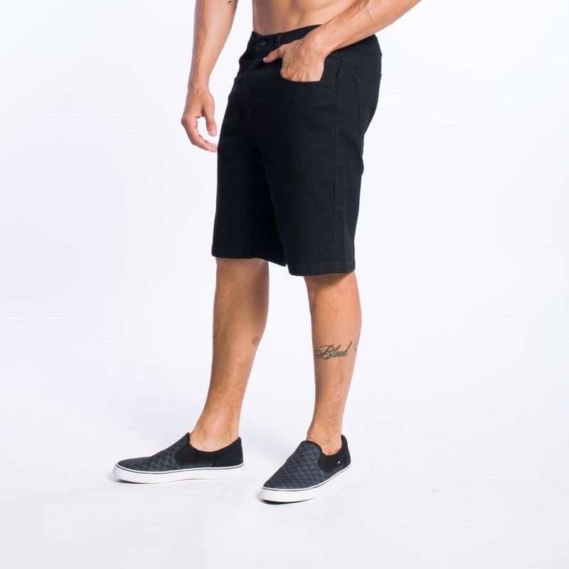 BERMUDA-JEANS-EVERYDAY-BLACK-PRETO-42------