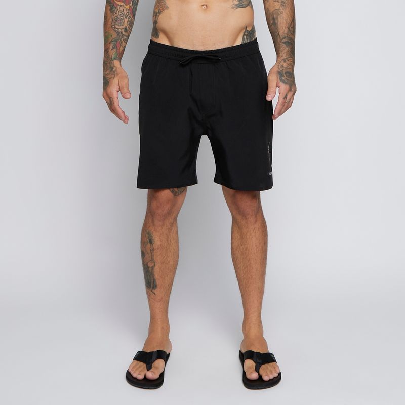 Boardshort-Panther-Elastic-18-Preto-Preto-P