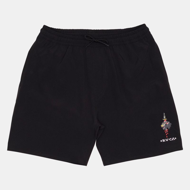 Boardshort-Panther-Elastic-18-Preto-Preto-M