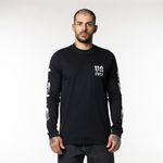 Camiseta-Rvca-M-L-Cousin-Of-Death-Ls-Preto