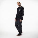Camiseta-Rvca-M-L-Cousin-Of-Death-Ls-Preto