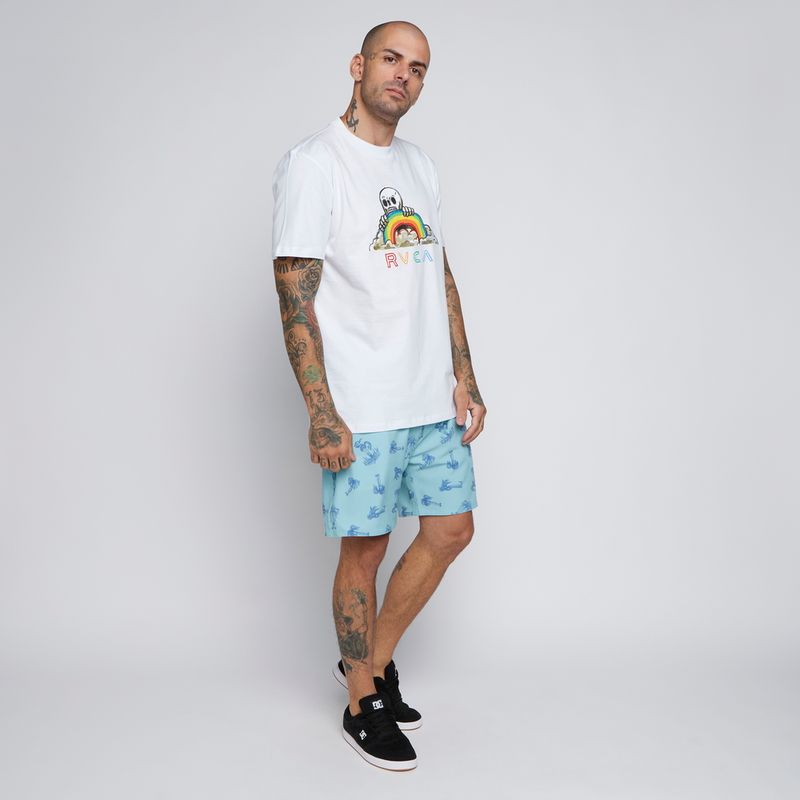 Camiseta-Rvca-M-C-Rainbow-Skull--Branco