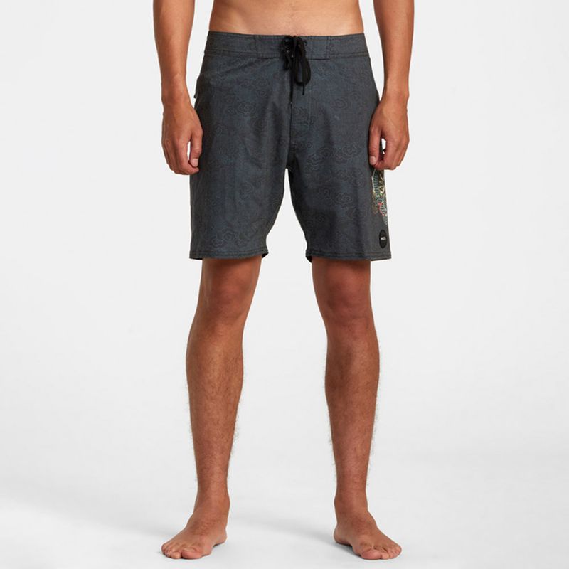 Boardshort-Rvca-Neon-Dragon-Trunk-Black-BLACK-42