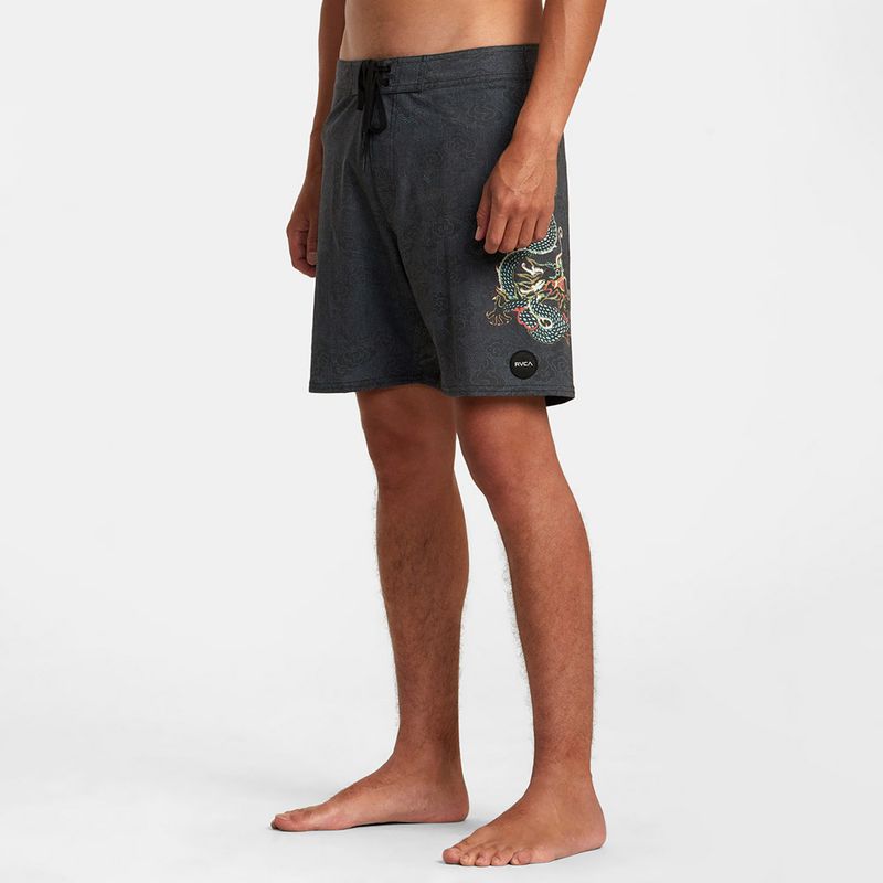 Boardshort-Rvca-Neon-Dragon-Trunk-Black-BLACK-42