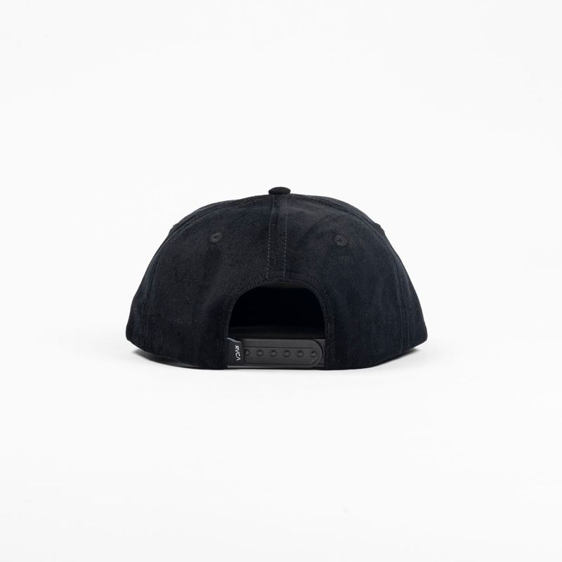 Bone-Rvca-Laurels-Cord-Snapback-Preto-Preto-U