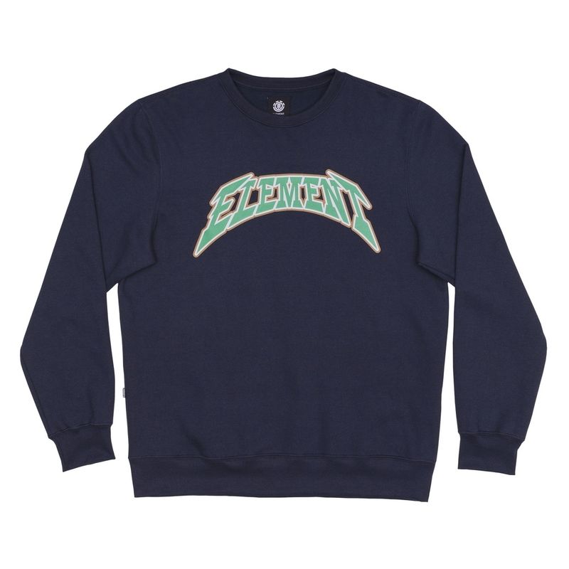 Moletom-Element-Care-Flash-Logo-Crew-280-Marinho-Marinho-P