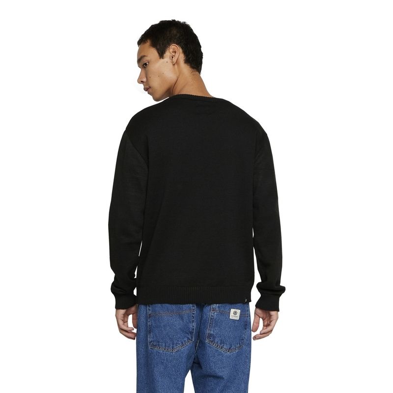 Tricot-Element-Classic-Crew-2-Preto-Preto-P