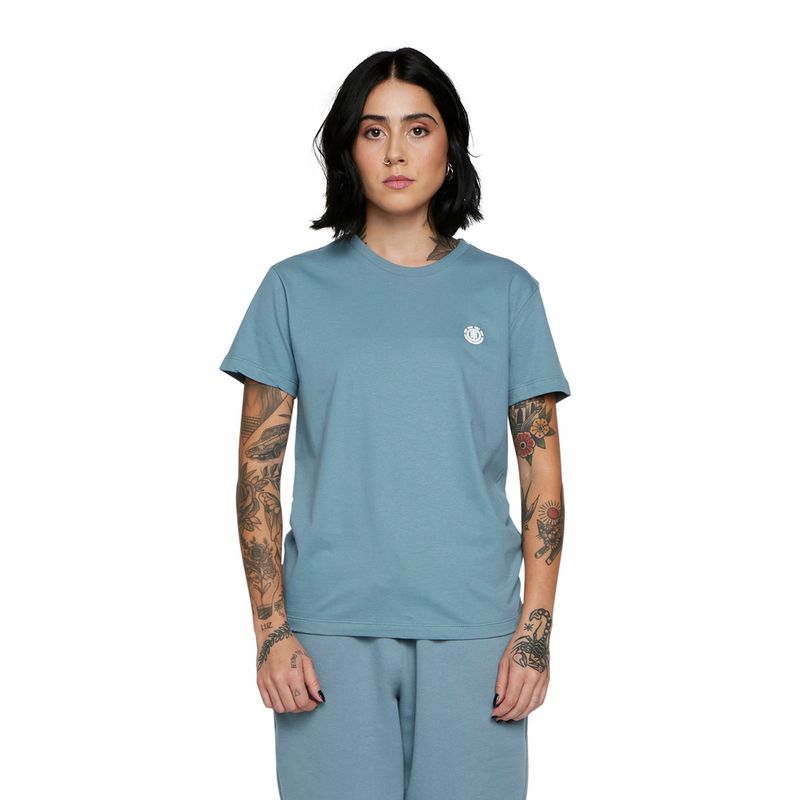 Camiseta-Element-M-C-Mini-Logo-Azul-Claro-Azul-Claro-P