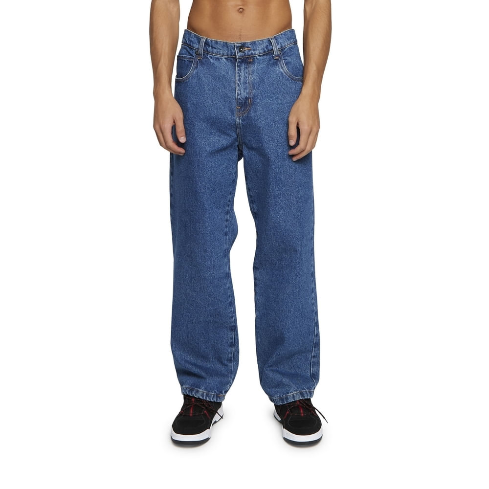 Looks Tenis Redley Jeans Calça Element Jeans Oversized Azul