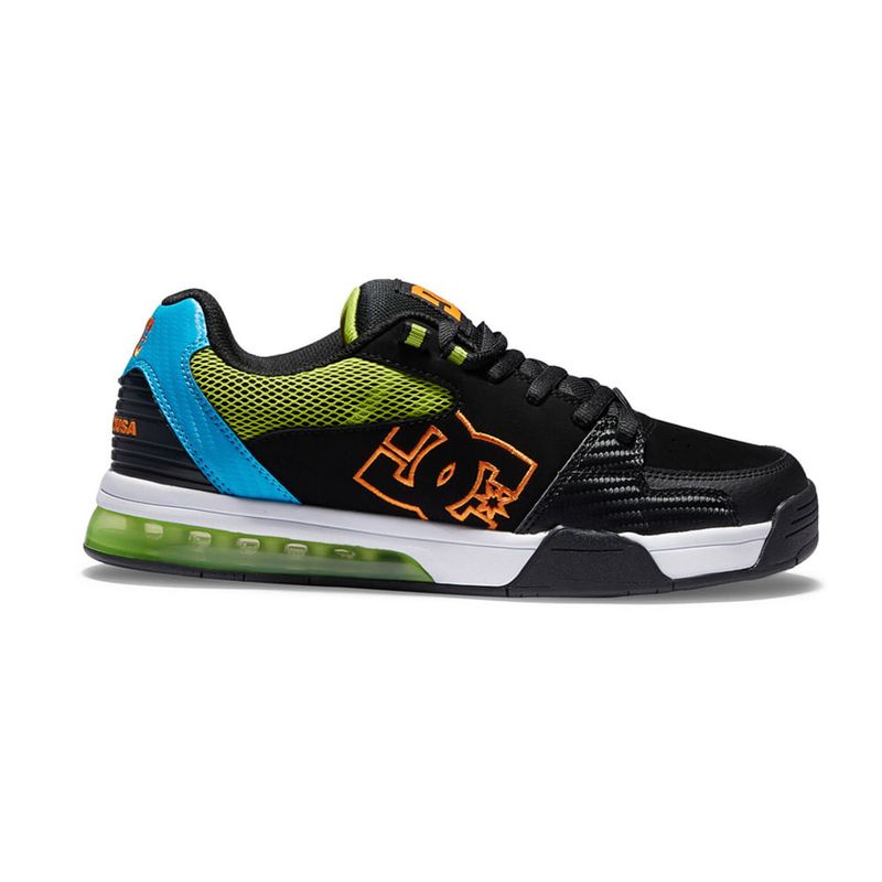 Tenis-DC-Shoes-Versatile-Imp-Black-Blue-Green-BLACK-BLUE-GREEN-39