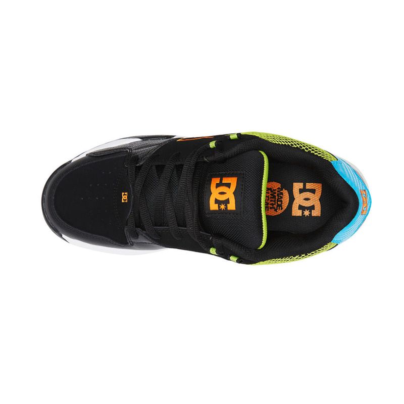 Tenis-DC-Shoes-Versatile-Imp-Black-Blue-Green-BLACK-BLUE-GREEN-39