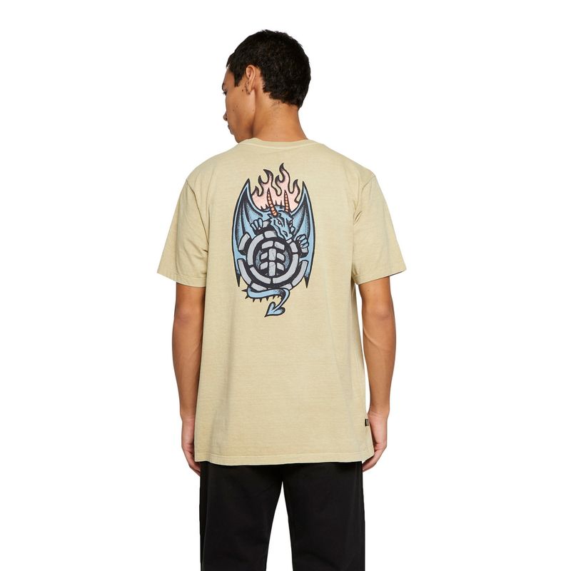 Camiseta-Element-M-C-Dragon-Caqui-P
