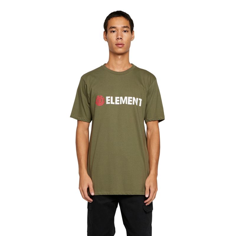 Camiseta-Element-M-C-Blazin-Color-Verde-Militar-P