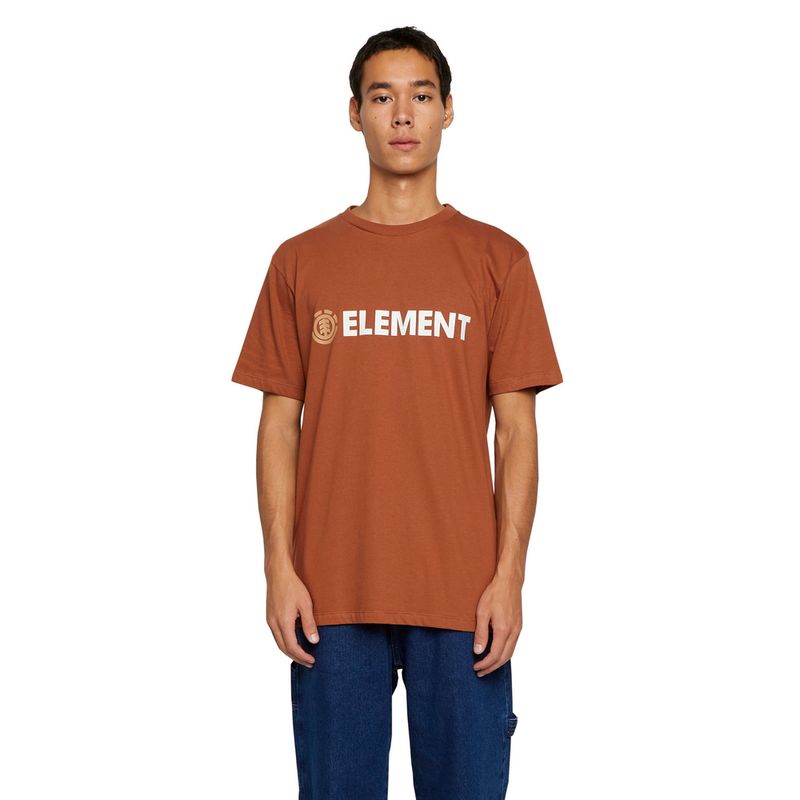 Camiseta-Element-M-C-Blazin-Color-Marrom-P