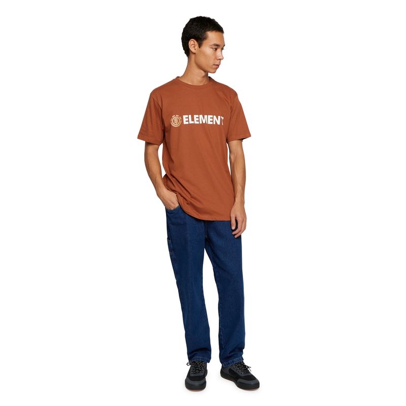 Camiseta-Element-M-C-Blazin-Color-Marrom-P