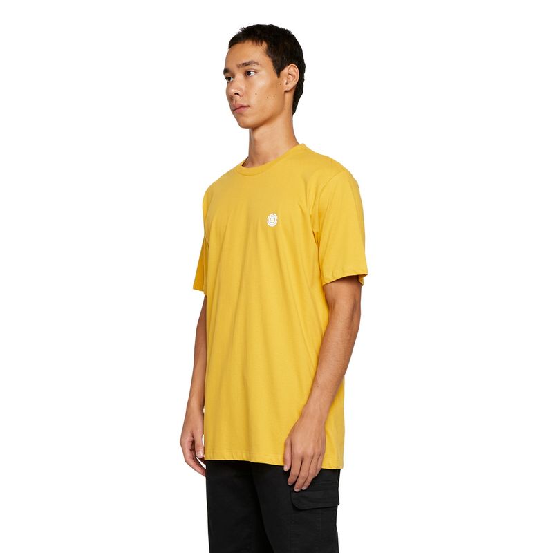 Camiseta-Element-M-C-Basic-Crew-Color-Amarelo-P