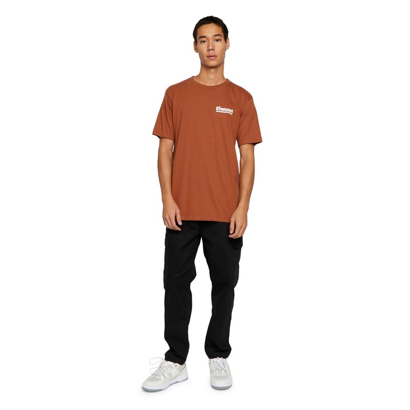 Camiseta-Element-M-C-Sunup-Marrom-M