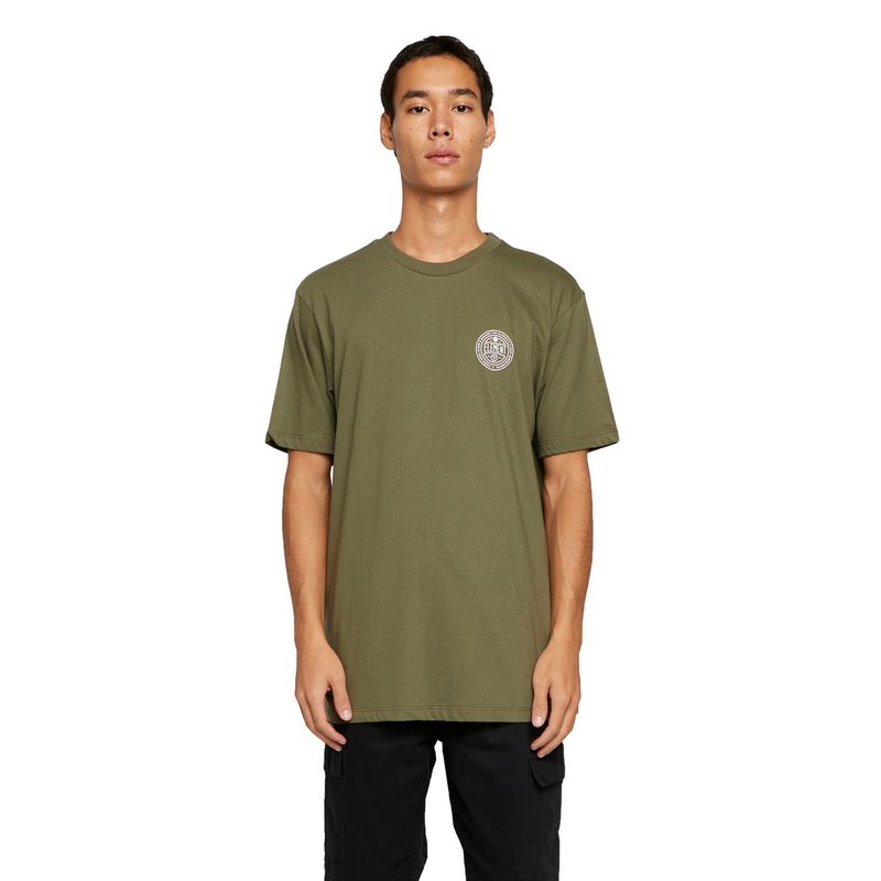 Camiseta-Element-M-C-Endure-Verde-Militar-P