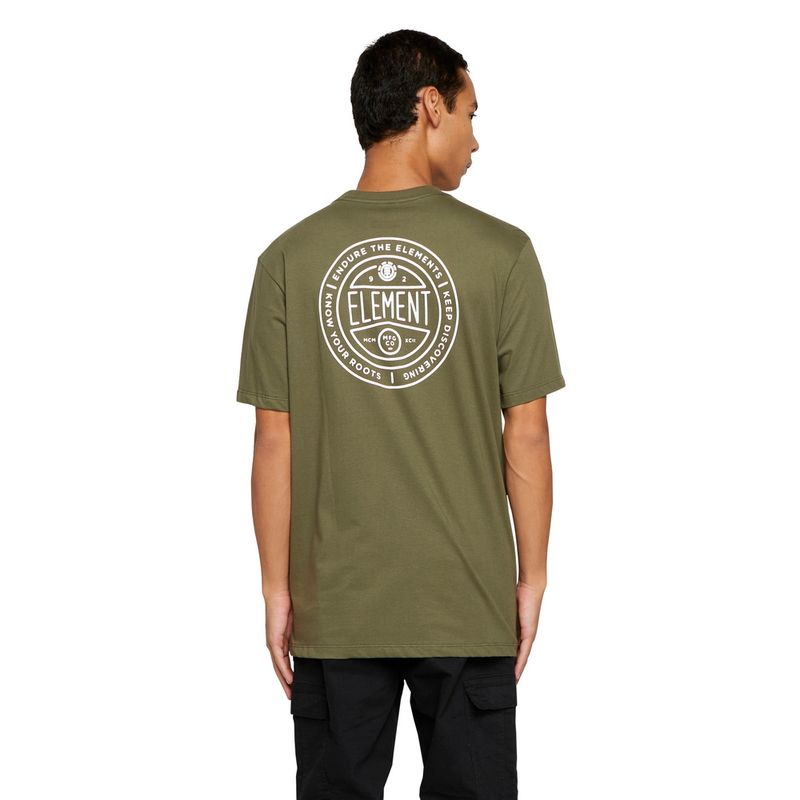 Camiseta-Element-M-C-Endure-Verde-Militar-P