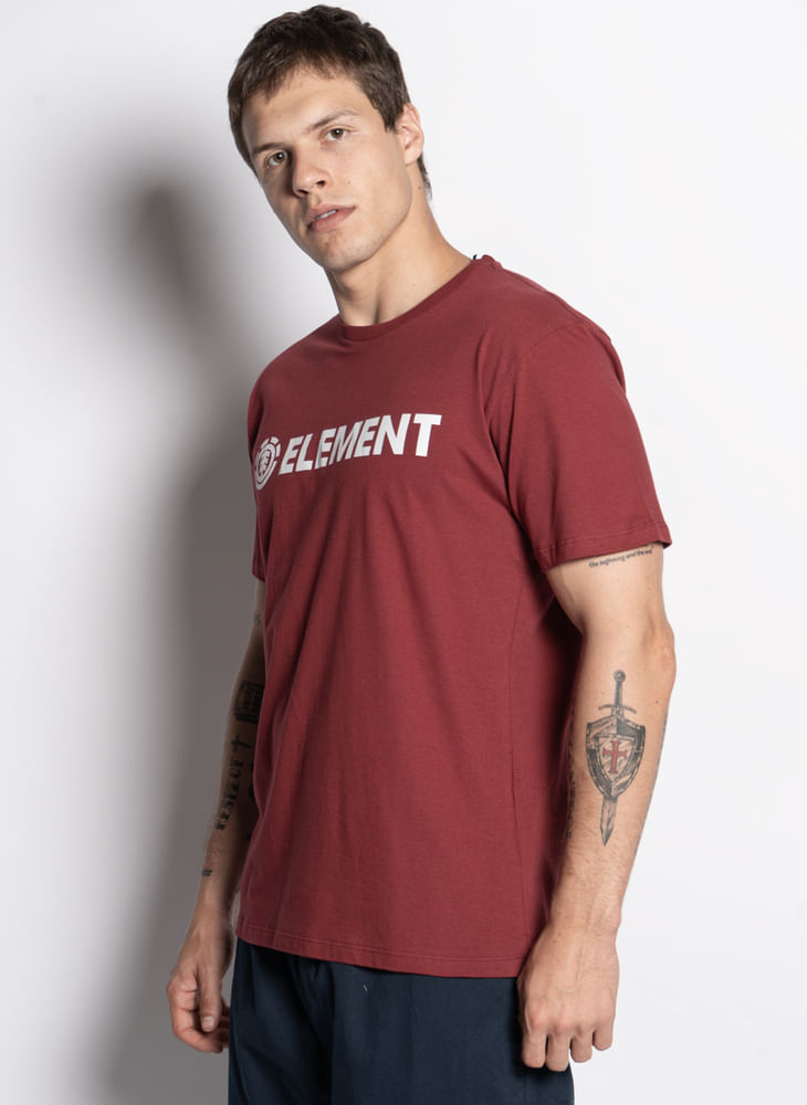 Camiseta-Element-M-C-Blazin-Color-Vinho