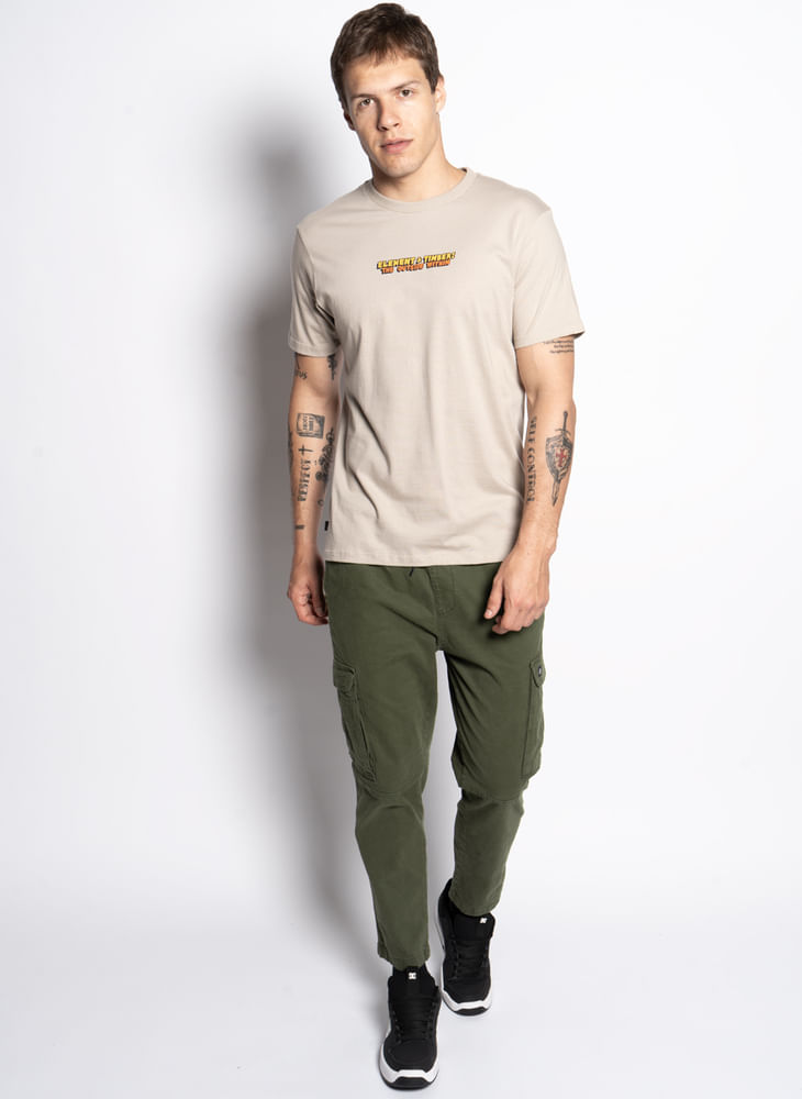 Camiseta-Element-M-C-Happy-Camper-Caqui-Claro