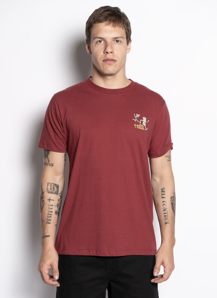 Camiseta-Element-M-C-The-Chase-Vinho