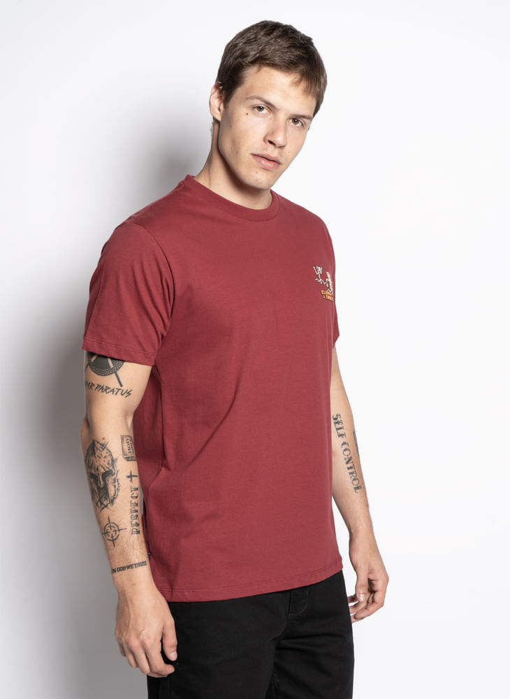 Camiseta-Element-M-C-The-Chase-Vinho