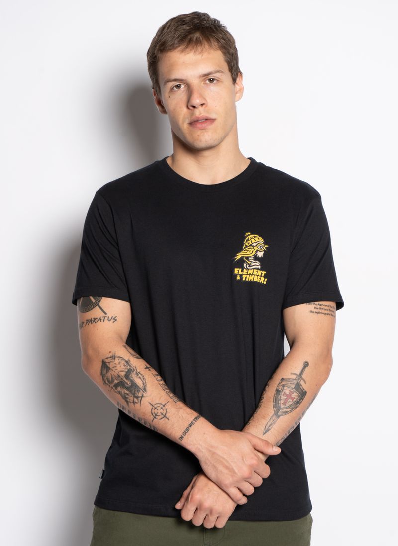 Camiseta-Element-M-C-Birds-Eye-Preto