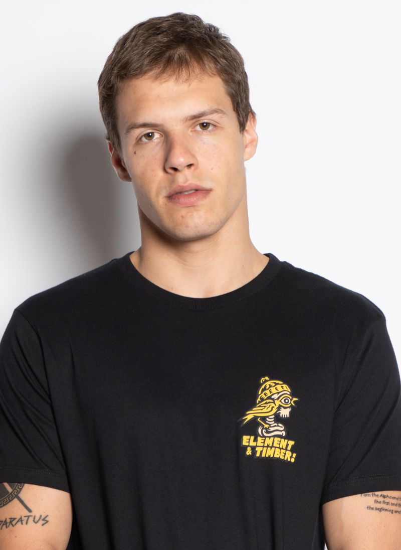 Camiseta-Element-M-C-Birds-Eye-Preto