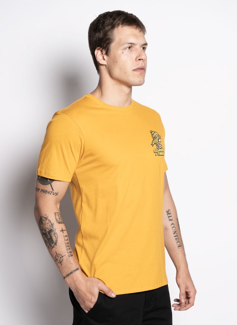 Camiseta-Element-M-C-Birds-Eye-Amarelo-G-Amarelo