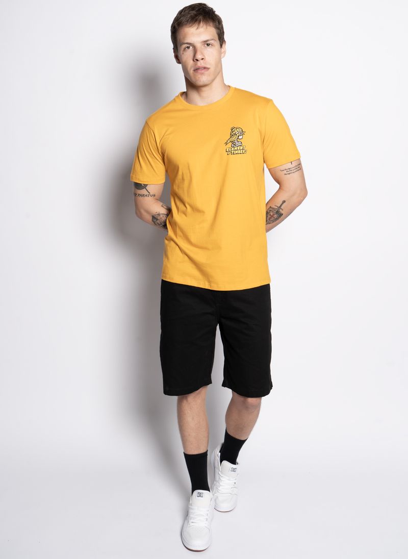 Camiseta-Element-M-C-Birds-Eye-Amarelo-G-Amarelo