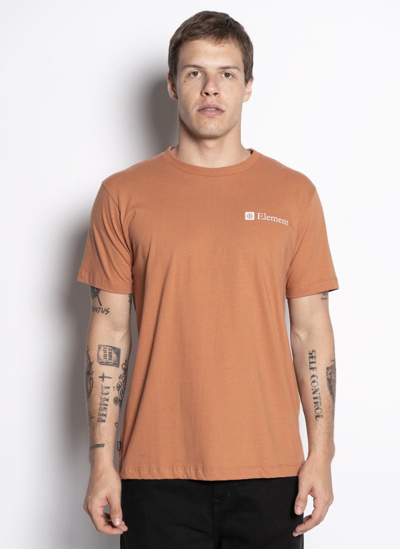 Camiseta-Element-M-C-Classic-Smokey-Bp-Laranja
