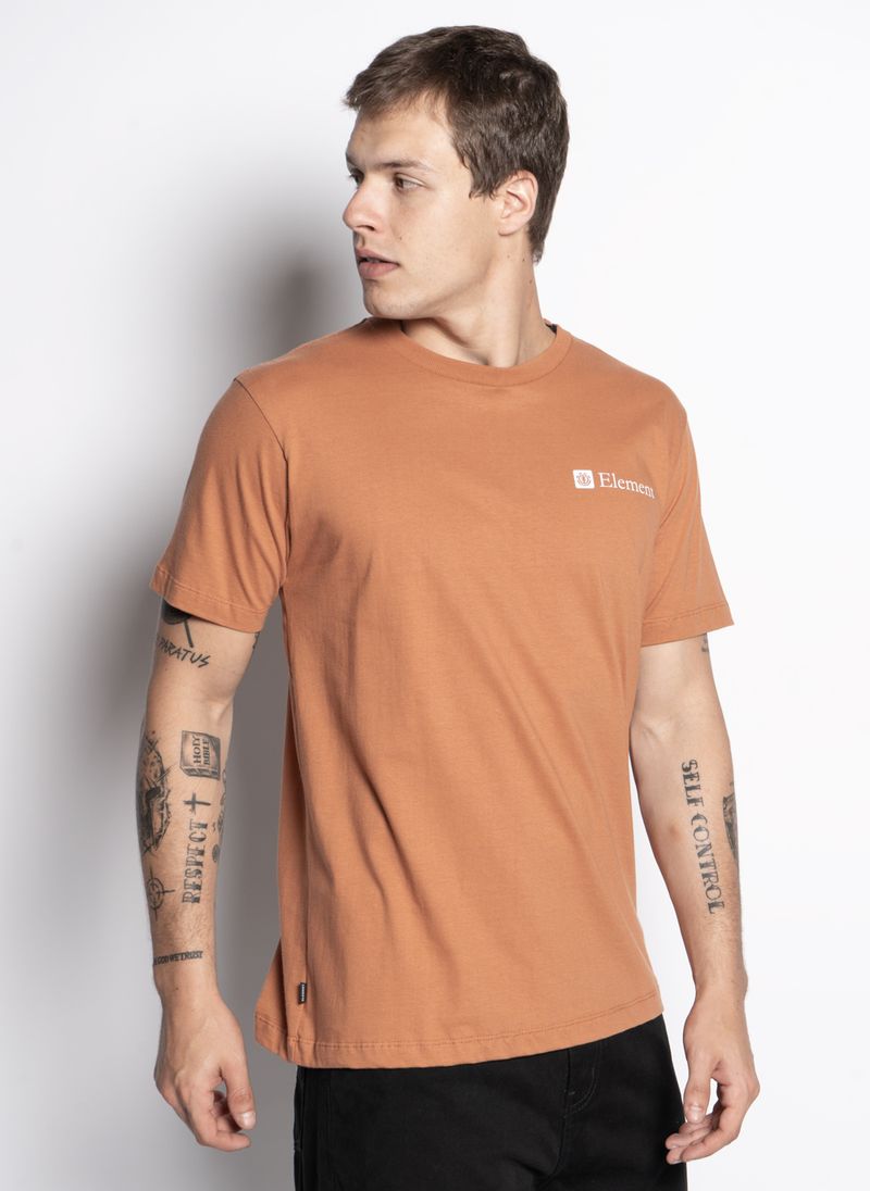 Camiseta-Element-M-C-Classic-Smokey-Bp-Laranja
