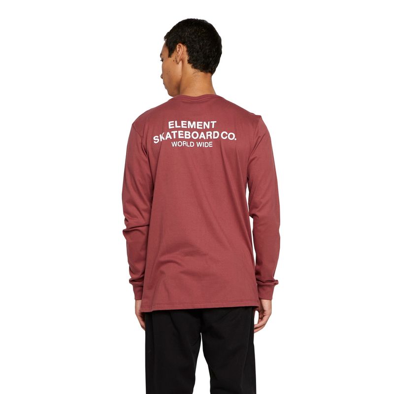 Camiseta-Element-M-L-Classic-Worldwide-Vinho-P