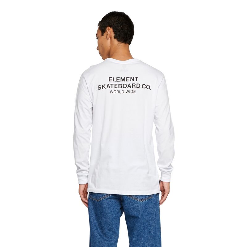 Camiseta-Element-M-L-Classic-Worldwide-Branco-P