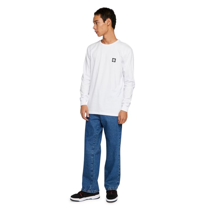 Camiseta-Element-M-L-Classic-Worldwide-Branco-P