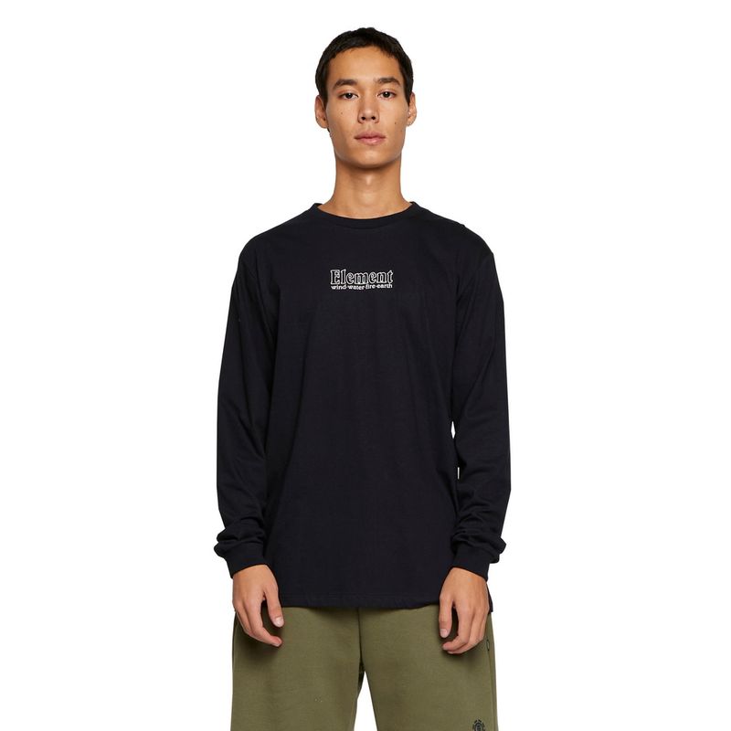 Camiseta-Element-M-L-Dial-Ls-Preto-P