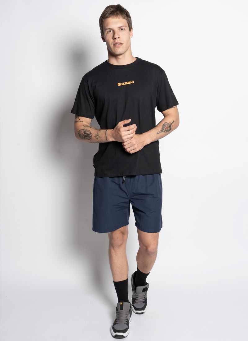 Camiseta-Element-M-C-Blazin-Chest-Center-Preto