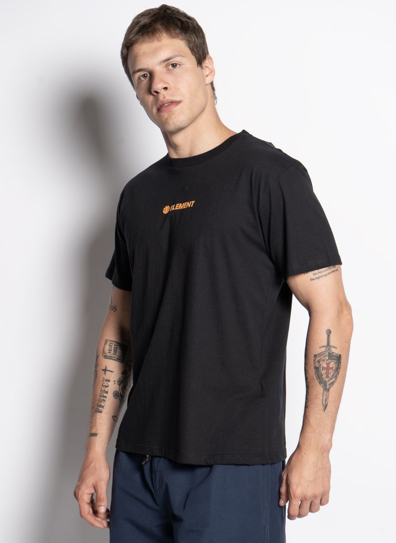 Camiseta-Element-M-C-Blazin-Chest-Center-Preto