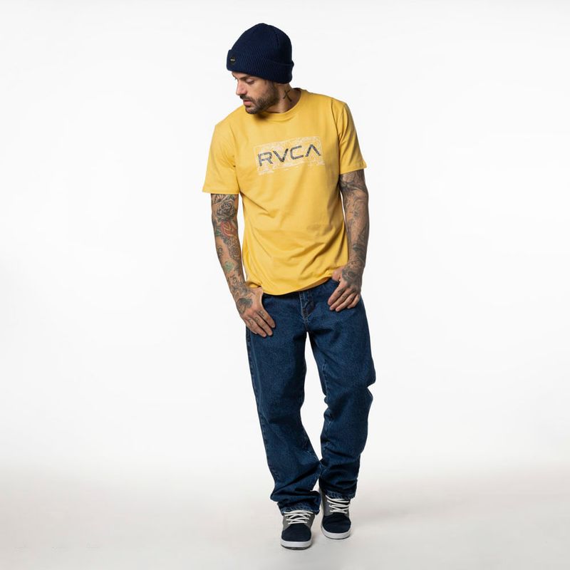 Camiseta-RVCA-M-C-Big-Top-Mostarda-MOSTARDA-P