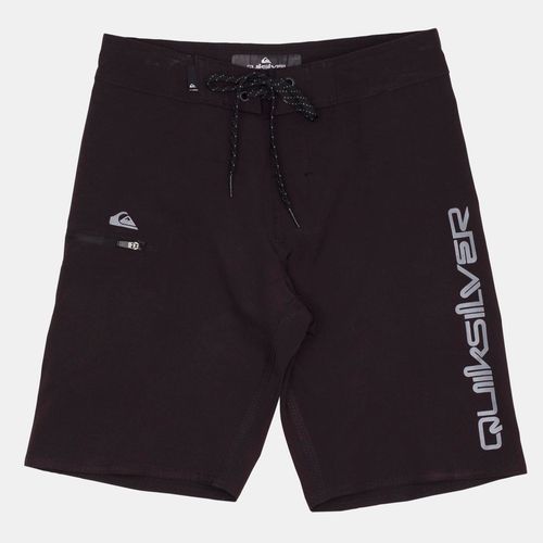 Boardshort Quiksilver Flat Signature 21 Tn Preto