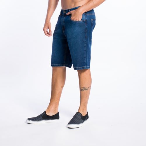 Bermuda Quiksilver Jeans Everyday Blue Azul