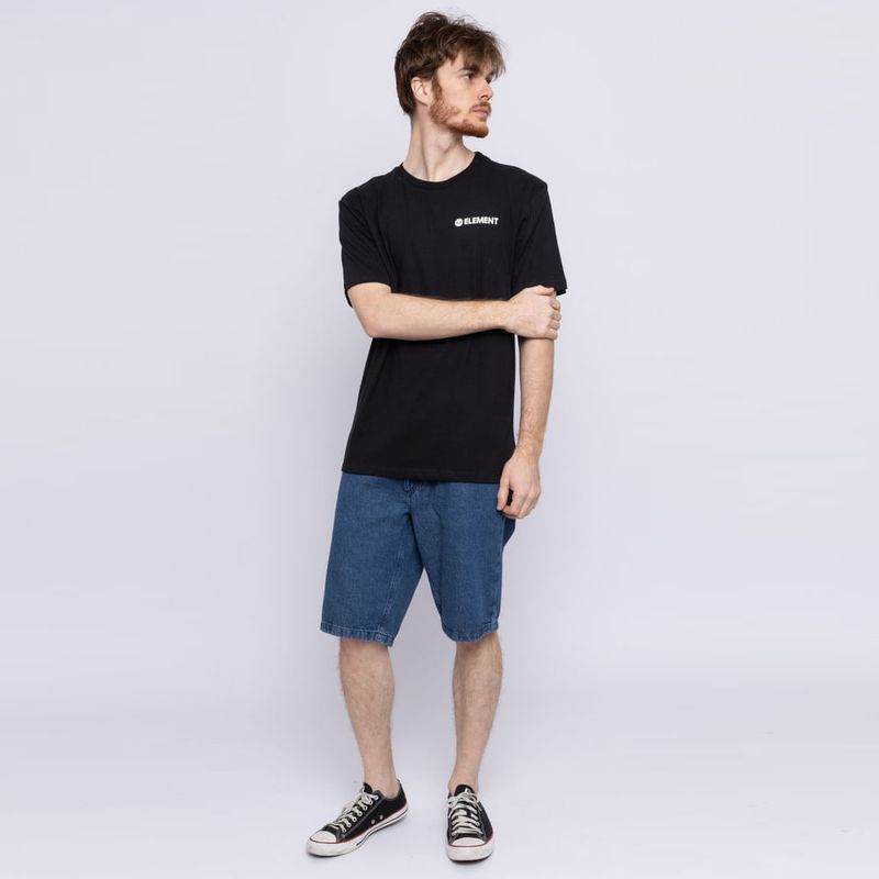 Camiseta-Element-M-C-Blazin-Chest-Preto-P