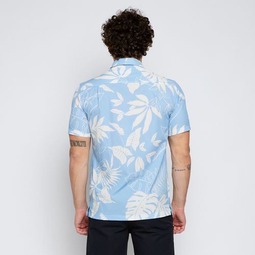 Camisa Quiksilver M/C Last Island Azul/Branco