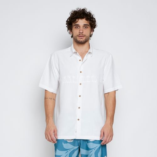 Camisa Quiksilver M/C Tahiti Palms 4 Quiksilver White