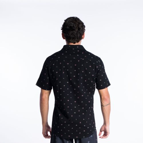 Camisa Quiksilver M/C Trippy Floral Black