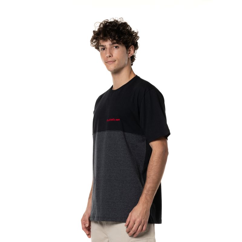 Camiseta-Quiksilver-M-C-TOP-LINE-PRETO-CINZA-ESCURO-MESCLA-PRETO-CINZA-ESCURO-P