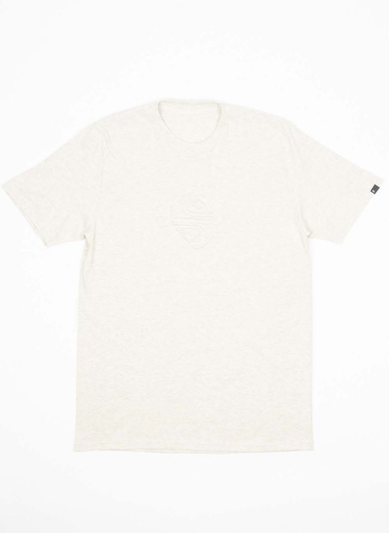 Camiseta-Quiksilver-M-C-Emboss-Double-Areia-Mescla-Areia-Mescla-P